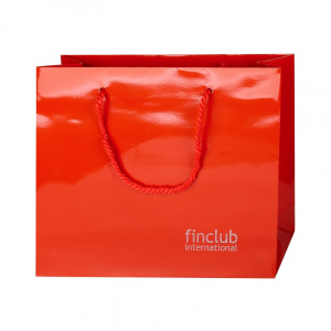 Geschenktasche Finclub - rot